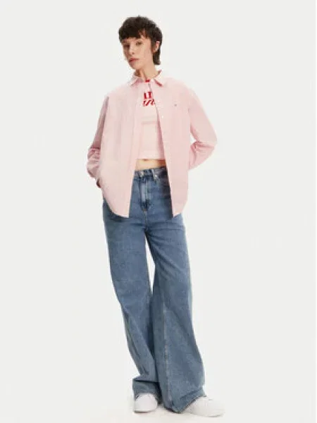 Tommy Jeans Košile růžová