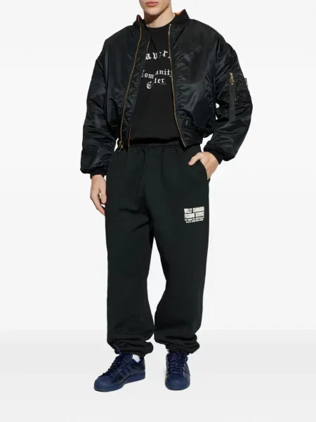 Pantaloni Willy Chavarria cu autograf negru
