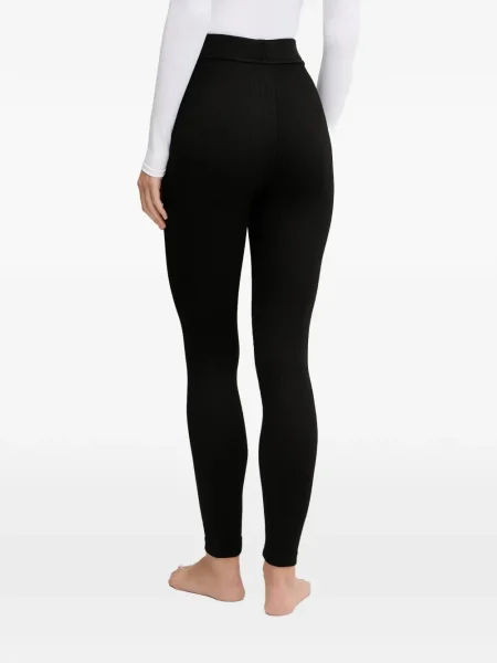 Leggings Newland cu nervuri negru