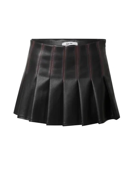 SHYX Fustă roșu negru