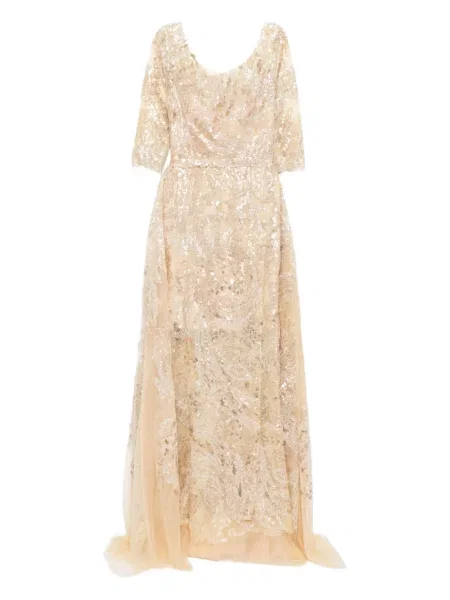 Rochie Saiid Kobeisy cu broderie de costum