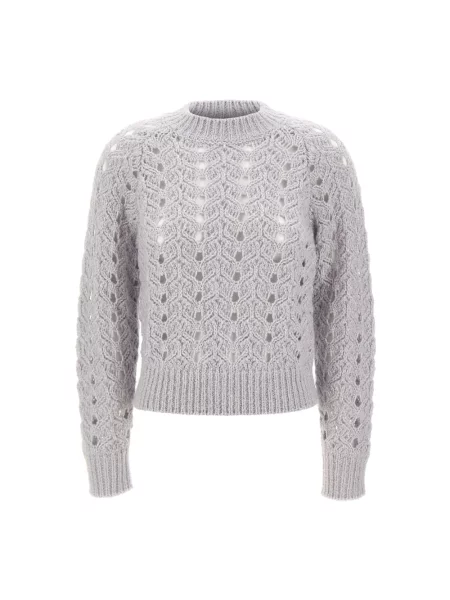 Sweter Eleventy wełniany szary