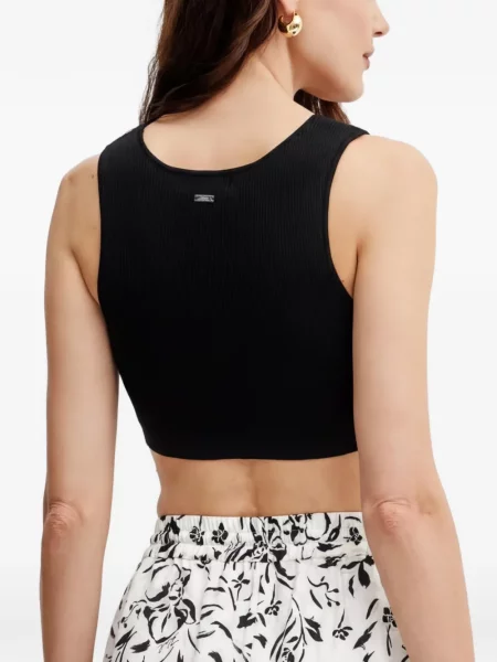 Top Armani Exchange cu autograf negru
