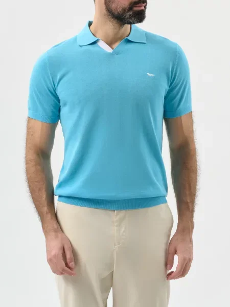 Поло Harmont&blaine голубое