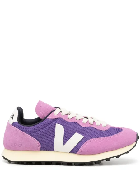 Sneakerși Veja din piele violet