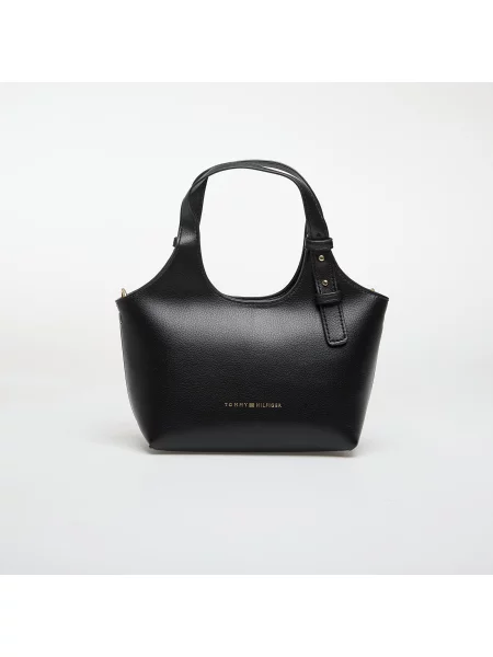 Мини сумка Tommy Hilfiger с автографом черная