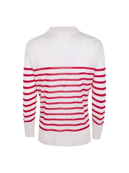 Sweter Majestic Filatures z dekoltem w serek