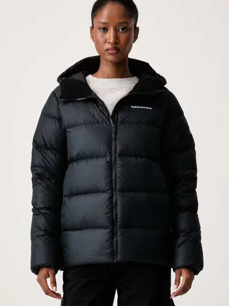 Peak Performance geacă cu puf pentru femei Frost Down negru