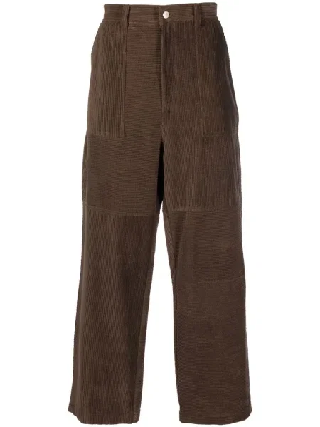 Pantaloni Ambush de catifea cord maro