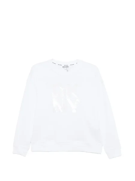 Mikina Dkny s flitry bílá