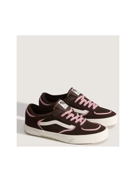 Sneakersy Vans skórzane klasyczne brązowe