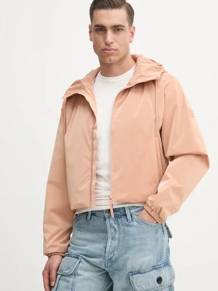 Rains kurtka Lohja Short Insulated Jacket przejściowa różowy