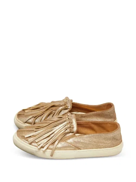 Szarvasbőr slip on sneaker Tory Burch rojtokkal