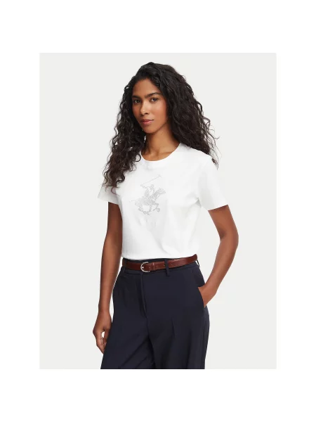 Beverly Hills Polo Club T-Shirt Regular Fit λευκό