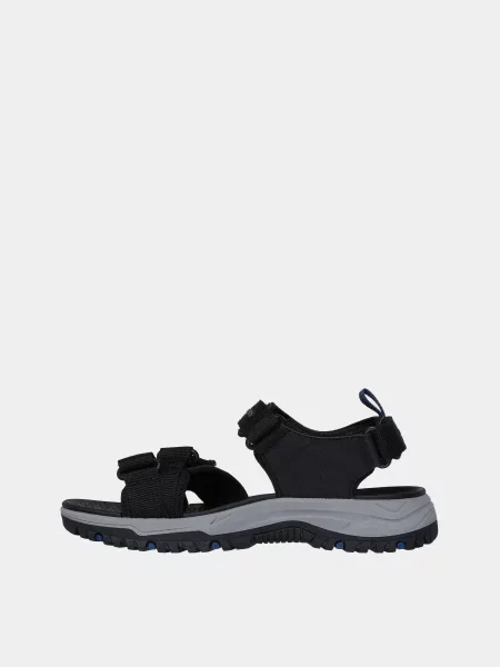 Сандалії Skechers текстиль/штучна шкіра чорний