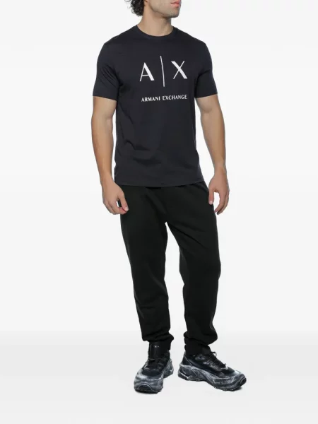Tricou Armani Exchange cu imagine negru