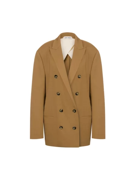 Marynarka Alberta Ferretti ze stretchu brązowa