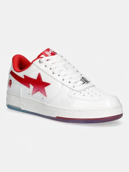 A Bathing Ape STA #4 sneakers Ανδρικά δερμάτινα λευκό
