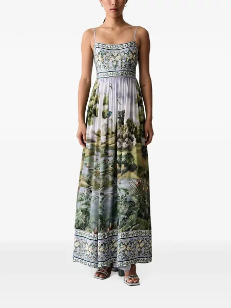 Rochie maxi Farm Rio cu imagine violet