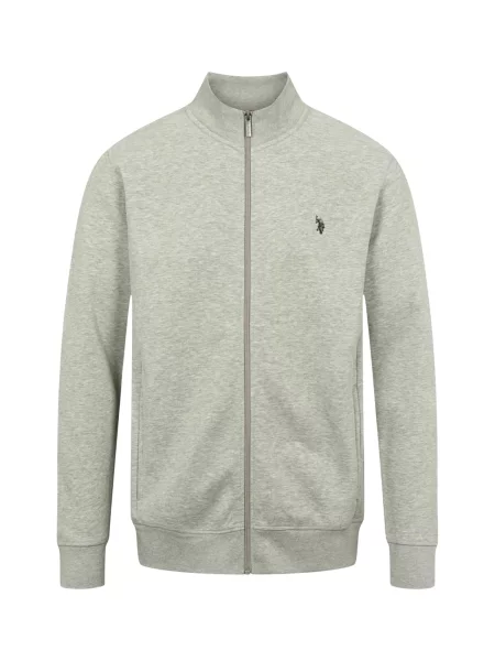 U.S. POLO ASSN. Pulover UMOscar gri deschis negru