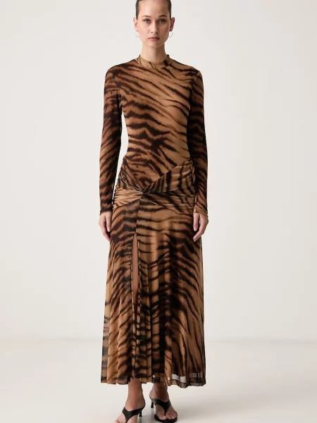 Bardot rochie maro