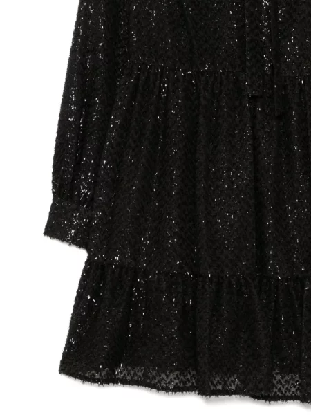 Rochie mini Michael Kors din jacard de costum mini negru