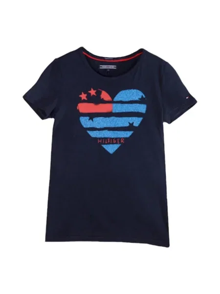 Tricou copii Tommy Hilfiger albastru