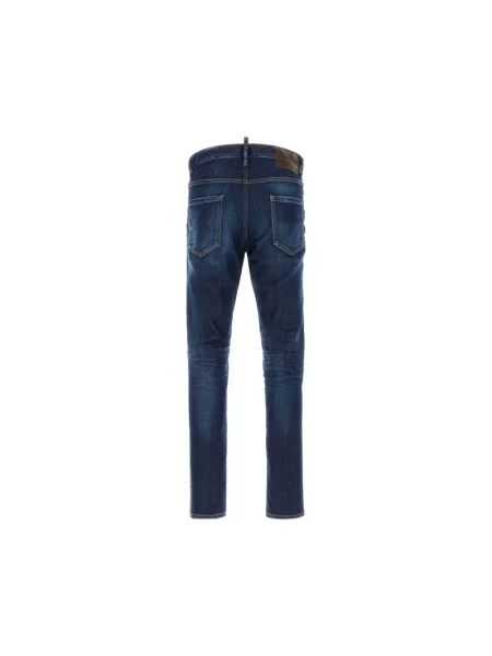 Jeansy Dsquared2 ze stretchu niebieskie