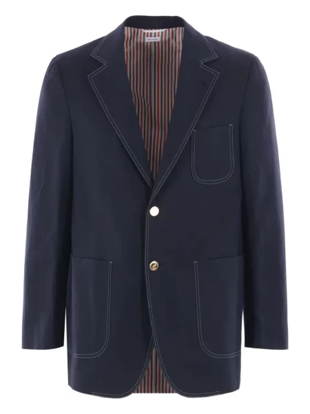 Sacou Thom Browne albastru