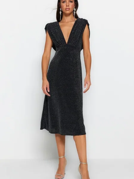 Rochie de seară Trendyol negru