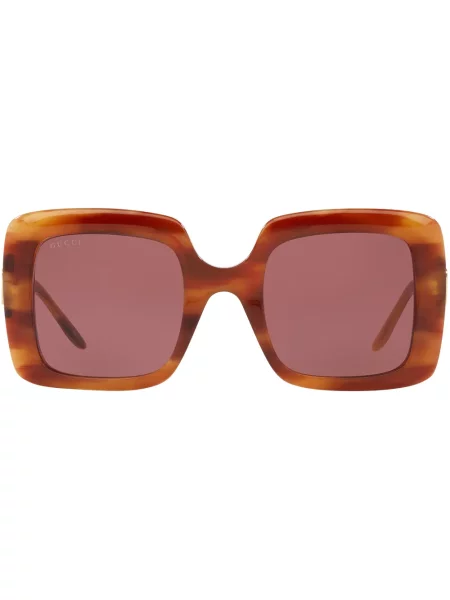 Ochelari de soare pătrați Gucci Eyewear maro