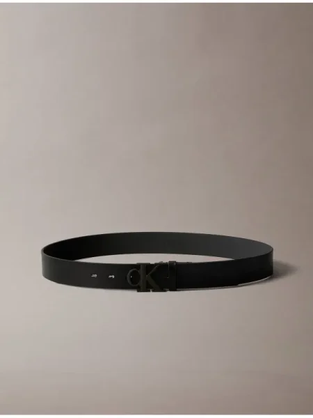 Bőr öv Calvin Klein fekete