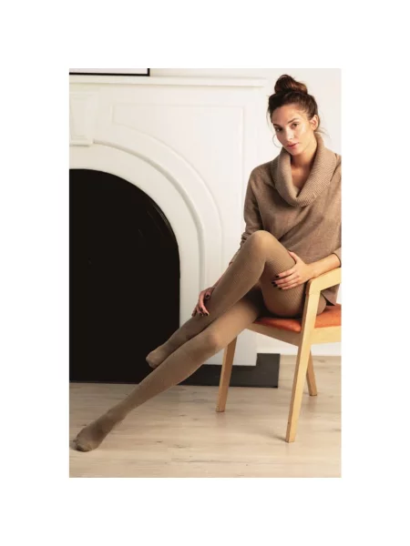 Колготи щільні Cashmere Tortora 80 den Legs бежеві