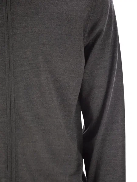 Cardigan Fedeli tricotate gri