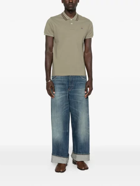 Polo Vivienne Westwood cu dungi verde