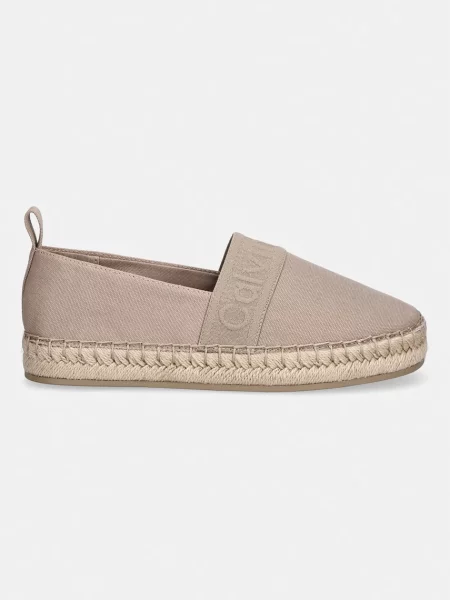 Calvin Klein Espadrile Logo Webbing bej
