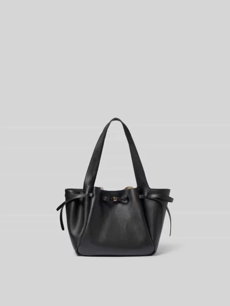 Torebka z detal z logo Tory Burch czarna
