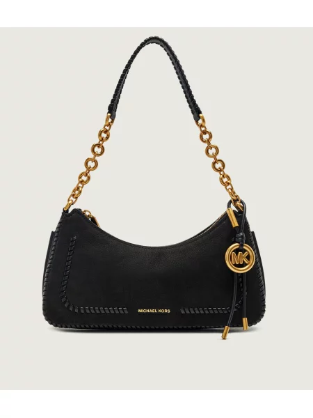 Michael Kors De piele geantă pe umăr Nolita negru