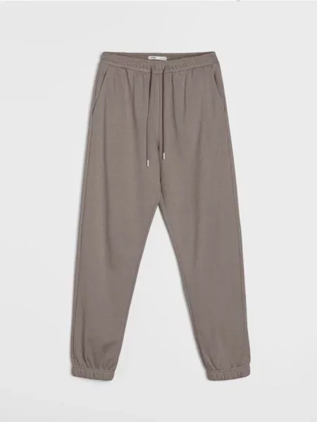 Спортивні штани джогери з тері кавовий