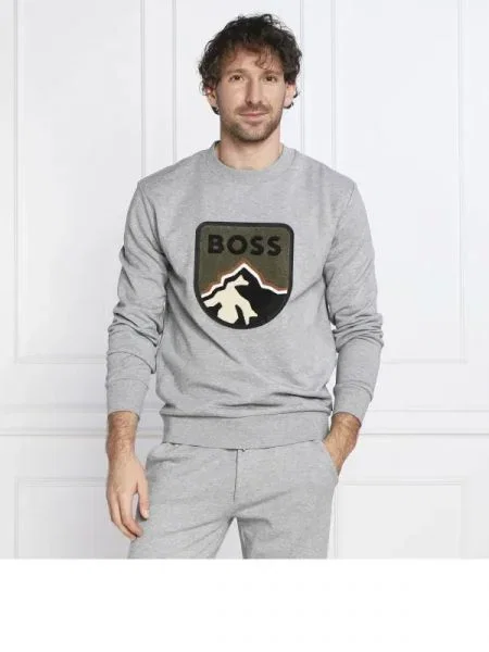 BOSS BLACK Hanorac Stadler negru