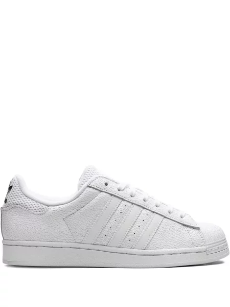 Długa koszulka Adidas w paski biała