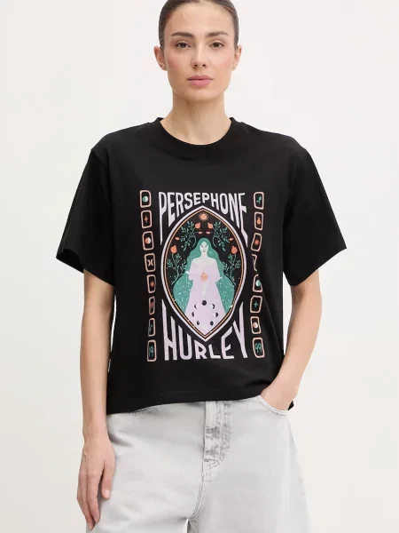 Hurley T-shirt czarna