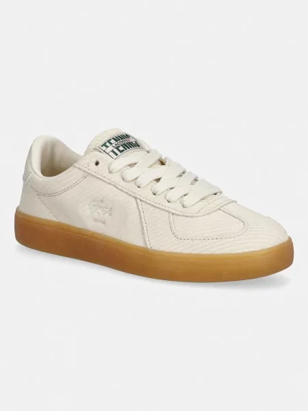 Tenisice od brušene kože Lacoste Baseshot Pro Sneakers bež
