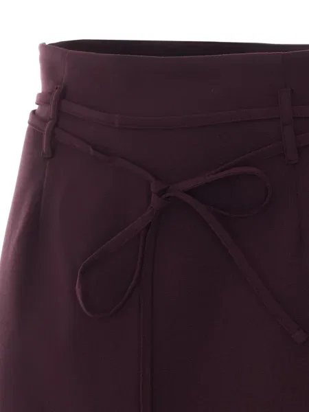 Cu centură fusta mini Twinset violet