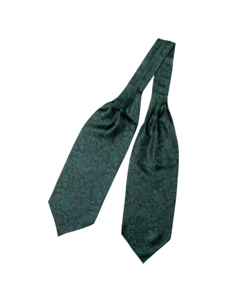 Cravată Elizabetta cu model floral verde