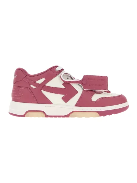 Sneakersy Off-white skórzane biznesowe białe