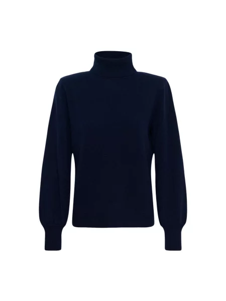 Dzianinowy sweter My Essential Wardrobe niebieski