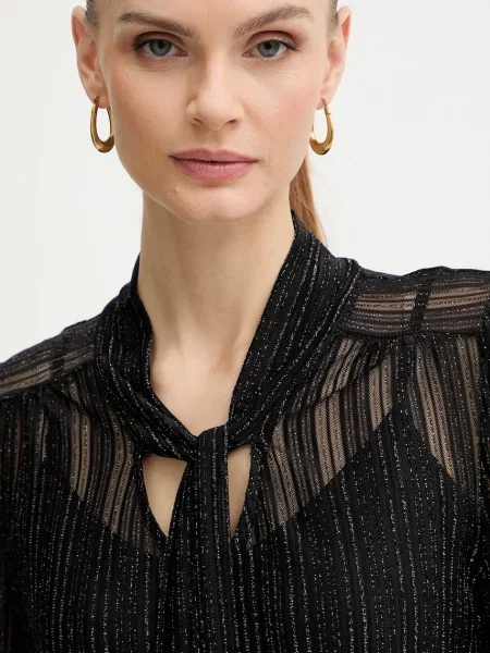 Блузка Morgan візерунок TEVAL чорний