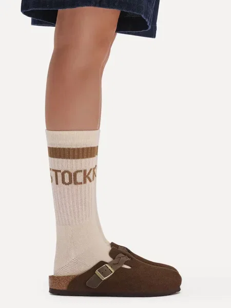 Замшевые плетеные шлепанцы Birkenstock