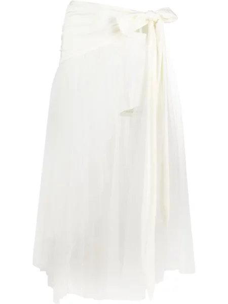 Fustă Philosophy Di Lorenzo Serafini asimetrică drapată cu legături
